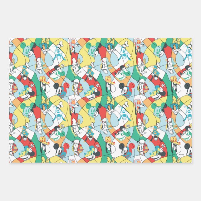 Sensational 6  | Modern Art Pattern Wrapping Paper Sheet (Front)