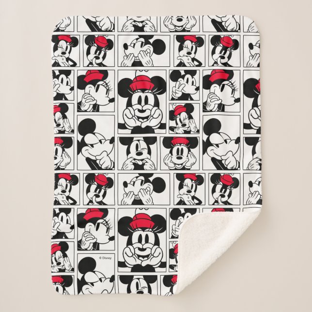 Sensational 6  | Square Design Sherpa Blanket (Front)