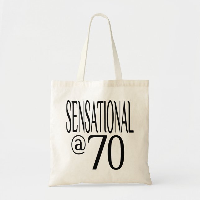 Sensational at Seventy Tote Bag (Front)