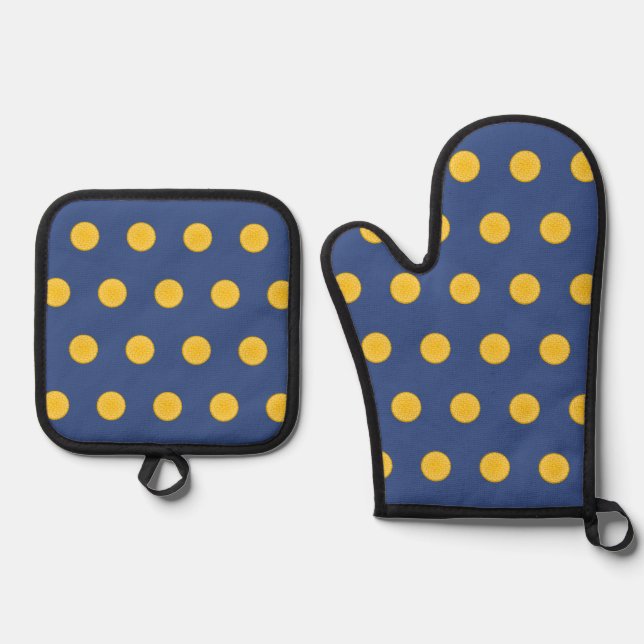 Sensational Synura Oven Mitt & Pot Holder Set (Front)