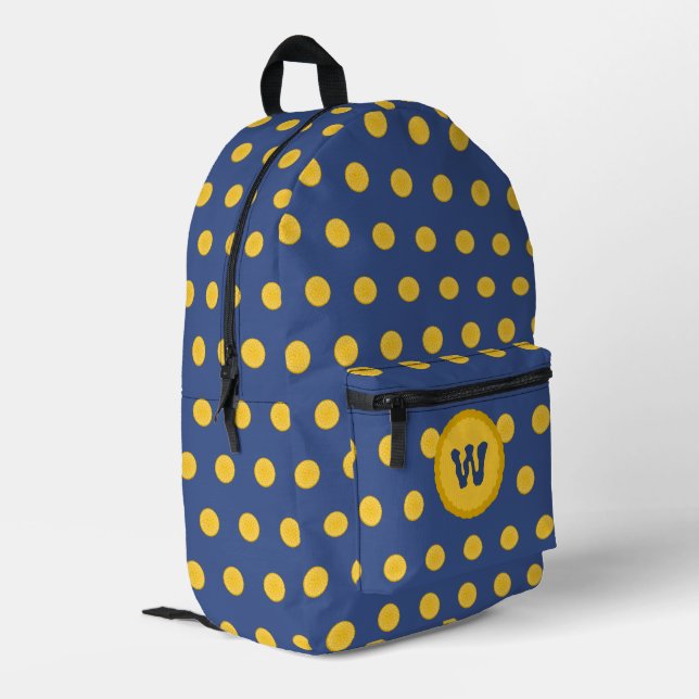 Sensational Synura Printed Backpack (Back Corner Left)