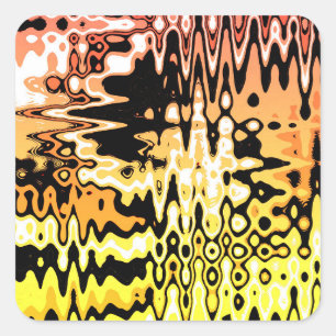 Sensations square sticker