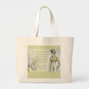 Sense and Sensibility Large Tote Bag