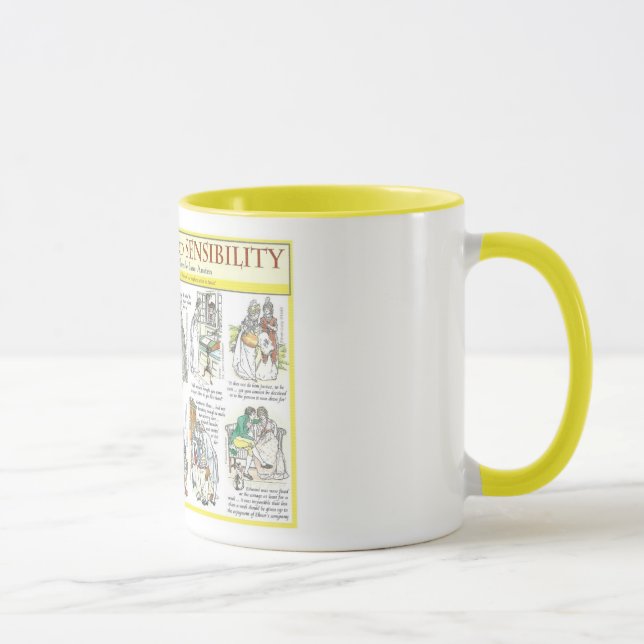 Sense and Sensibility Mug (Right)