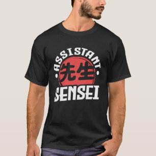 Sensei Japan Kanji Teacher Assistant Sensei Coach T-Shirt