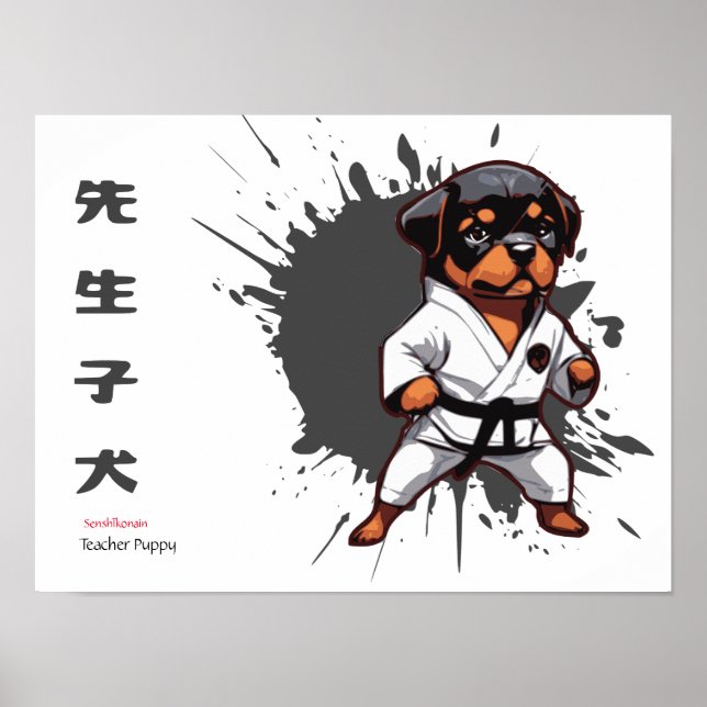Sensei Pup Poster (Front)