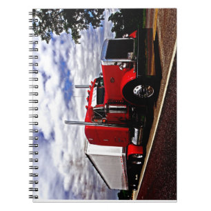 Sensenig Red Peterbilt 379 Notebook