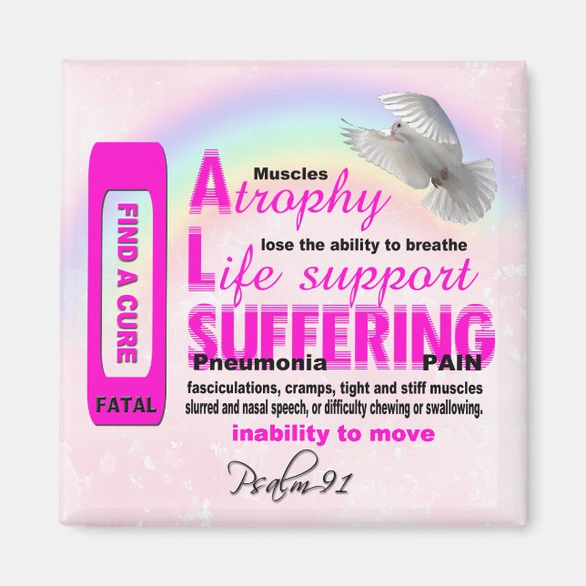 SENSIBILISATION À LA SLA - Aimant (Devant)