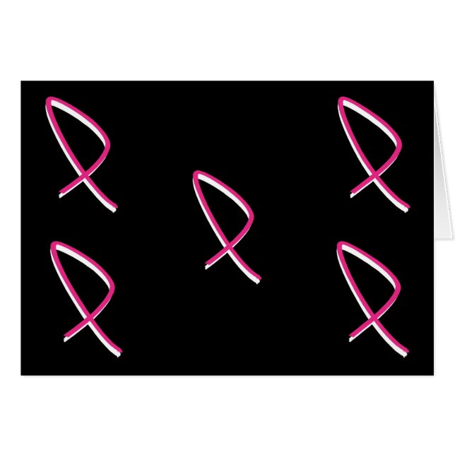 Sensibilisation au cancer du sein Ruban rose (Devant horizontal)