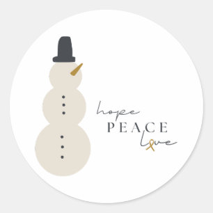 sensibilisation au cancer Stickers de Noël