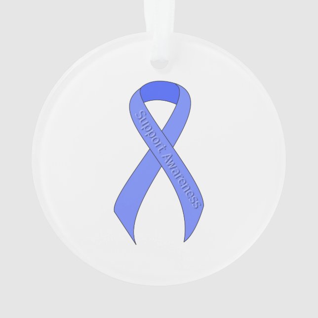 Sensibilisation au soutien du ruban bleu (dos)