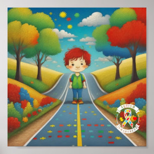 Sensibilisation sur l'autisme - Poster