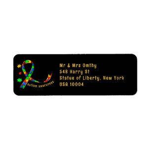 sensibilisation sur l'autisme ruban puzzle pièce a