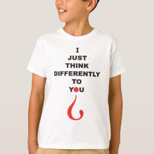 Sensibilisation sur l'autisme T-shirt JE PENSE DIF