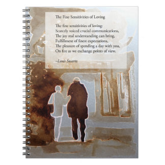 Sensibilités fines de carnet de notes à spirale