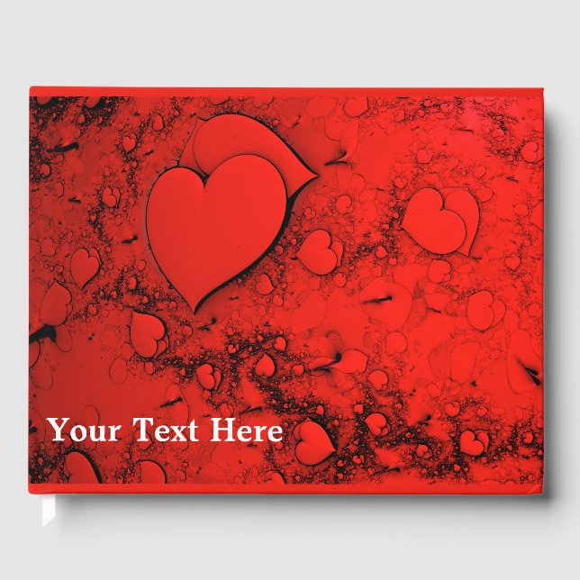 Sensitive Hearts Guest Book (Front)