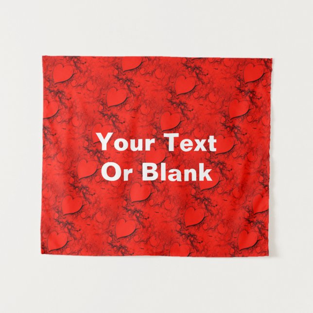 Sensitive Hearts Tapestry (Front (Horizontal))