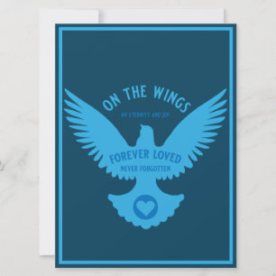 Sensitive In Loving Memory sympathy Card