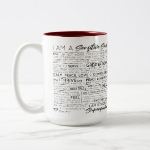 Sensitivity is Your Superpower Two-Tone Mug