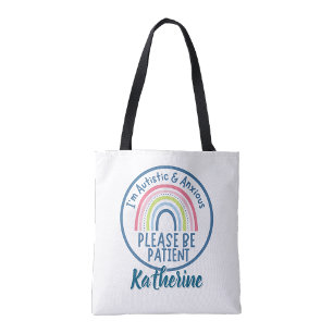  Sensory Awareness Tote bag  Personalized