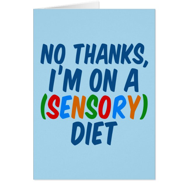Sensory Diet (Front)
