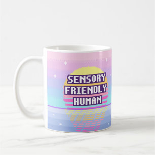 Sensory Friendly Human Neurodivergent Pixel Mug