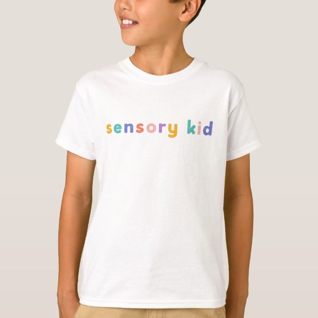 Sensory Kid SPD Awareness T-Shirt (Front)