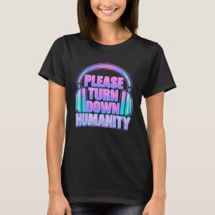 Sensory Overload - Turn Down Humanity   Women  T-Shirt
