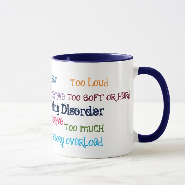 Sensory Processing Disorder Coffee Mug (Right)