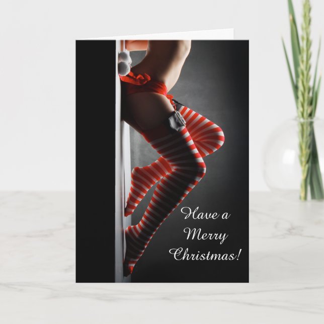 Sensual Christmas Holiday Card (Front)