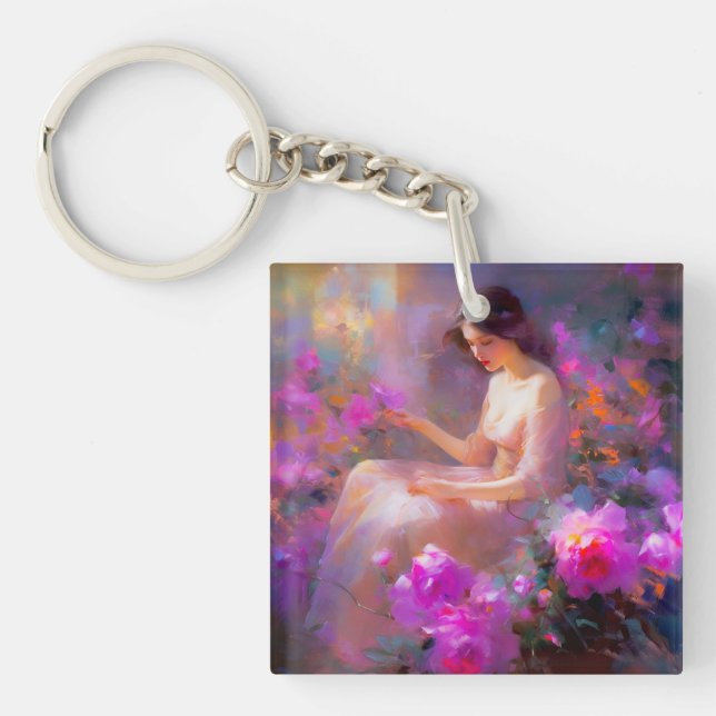 Sensual Elegance  Keychain (Front)