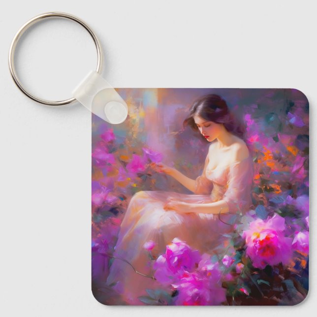 Sensual Elegance  Keychain (Front)