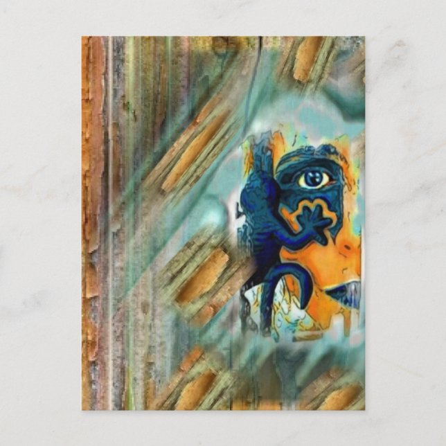 Sensual Five Senses Touch Postcard (Front)