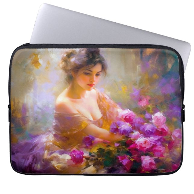 Sensual Portrait Laptop Sleeve (Front)