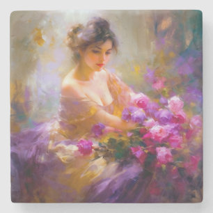 Sensual Portrait Stone Coaster