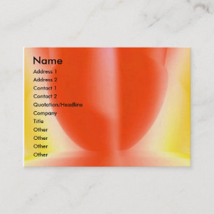 Sensual Red Business Card