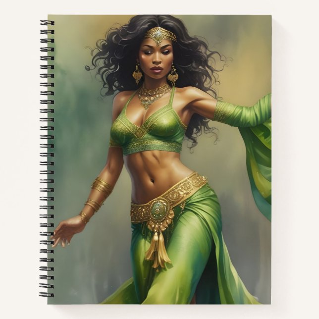 Sensualidad Esmeralda Notebook (Front)