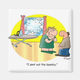 Sent Out Laundry Magnet