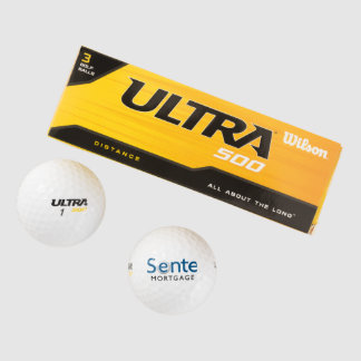 Sente Wilson Ultra 500 Distance Golf Ball (3 pack)