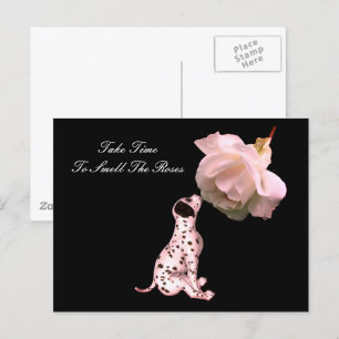 Sentez La Carte Postale Inspirante Rose Puppy Rose