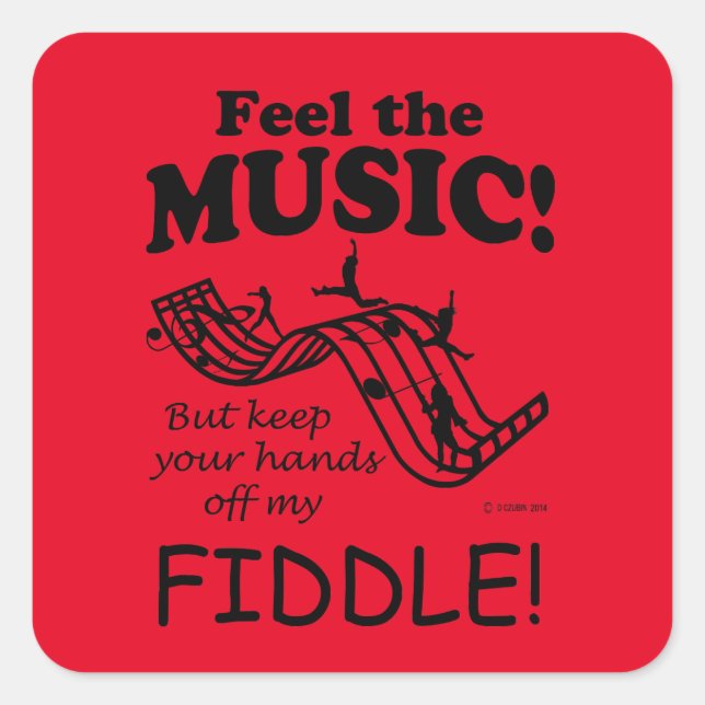 Sentez Le Sticker Du Carré De Musique (Devant)