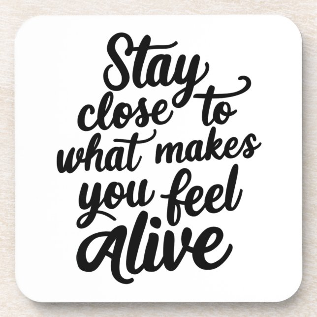 Sentez-vous Dessous de verre vivant (Devant)