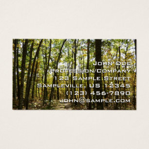 Sentier des Appalaches en octobre à Shenandoah