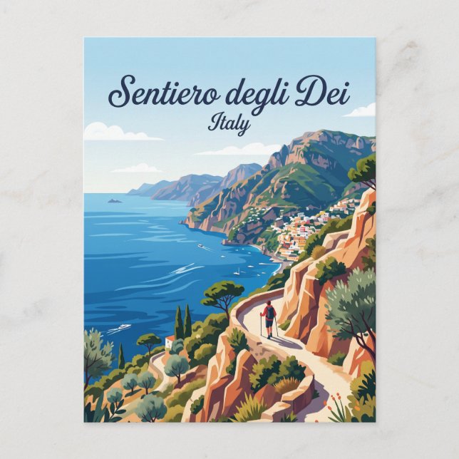 Sentiero degli Dei Italy Postcard (Front)