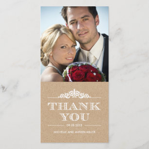 Sentiment intemporel Merci Cartes - Artisanat