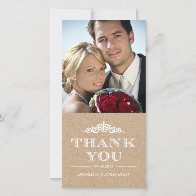 Sentiment intemporel Merci Cartes - Artisanat (Devant)