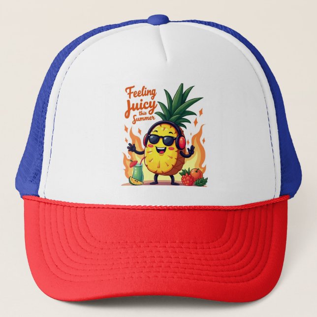 Sentiment Juicy Summer Vibes Casquette (Devant)