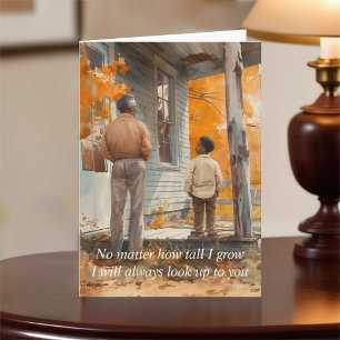 Sentimental and Sincere For Father's Day Card