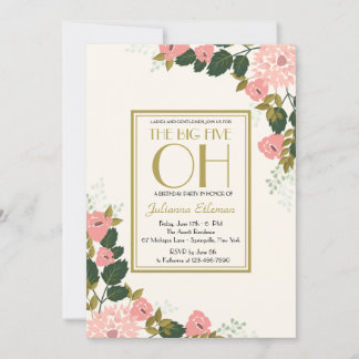 Sentimental Floral Invitation