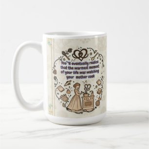 Sentimental Gift For Mom Watching Mother Cook Coffee Mug